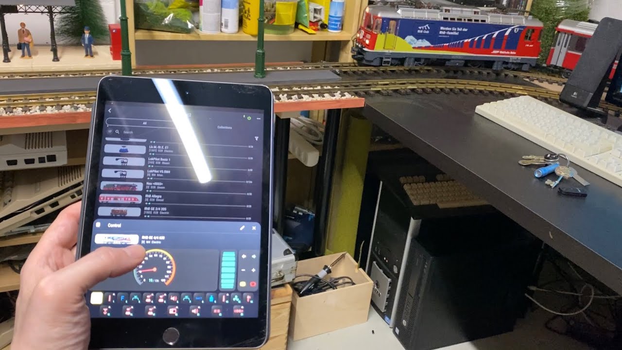 Grossbahntechnik Teil 3 Modellbahnsteuerung mit Handy / Tablet via