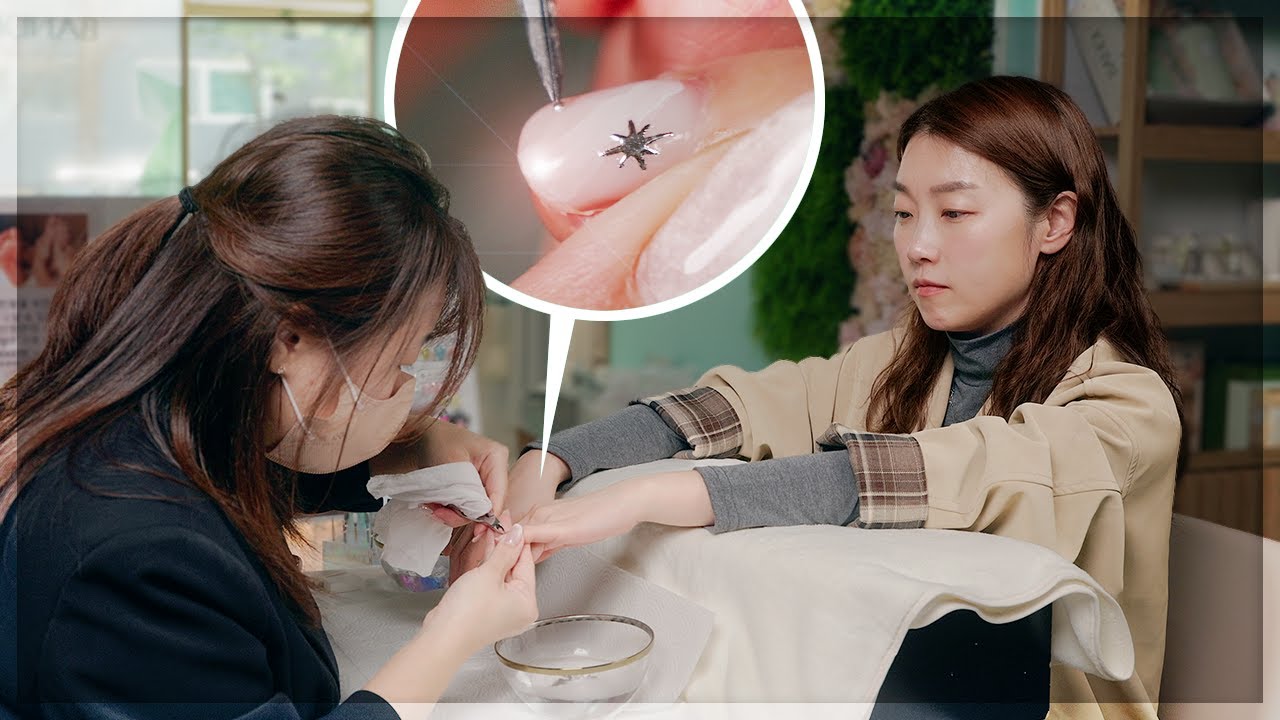 ASMR 😪 Этот нейл-арт принес звезды на кончики моих пальцев ✨