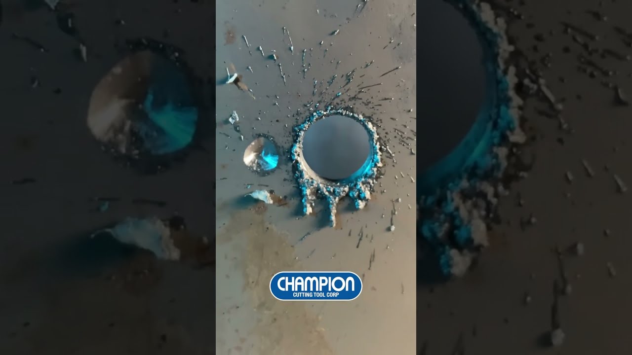 CT7 Best Choice for Large Diameter Steel Cutting | Handheld Power Drill