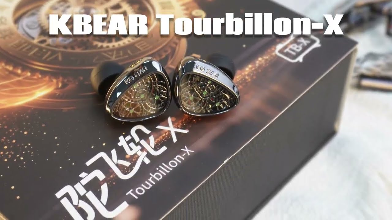 KBEAR TB-X] 10mm CVD-Coated Carbon Fiber Diaphragm DD HiFi in-ear