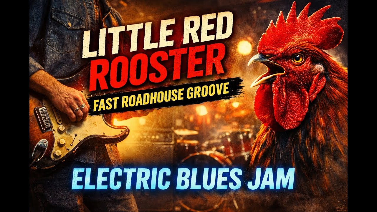 Little Red Rooster Fast Roadhouse Groove – Electric Blues Jam