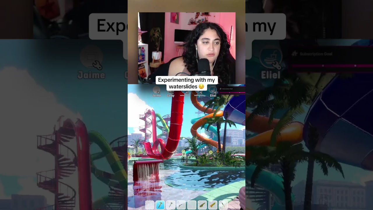 Экспериментирую со своими водными горками! 😌 
