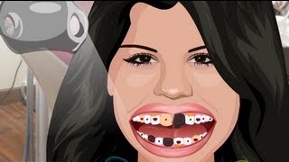 ... selena has a big problem with her teeth after eating lots and of
sweets , candies