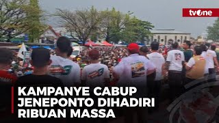 Ribuan Massa Hadiri Kampanye Akbar Cabup Jeneponto