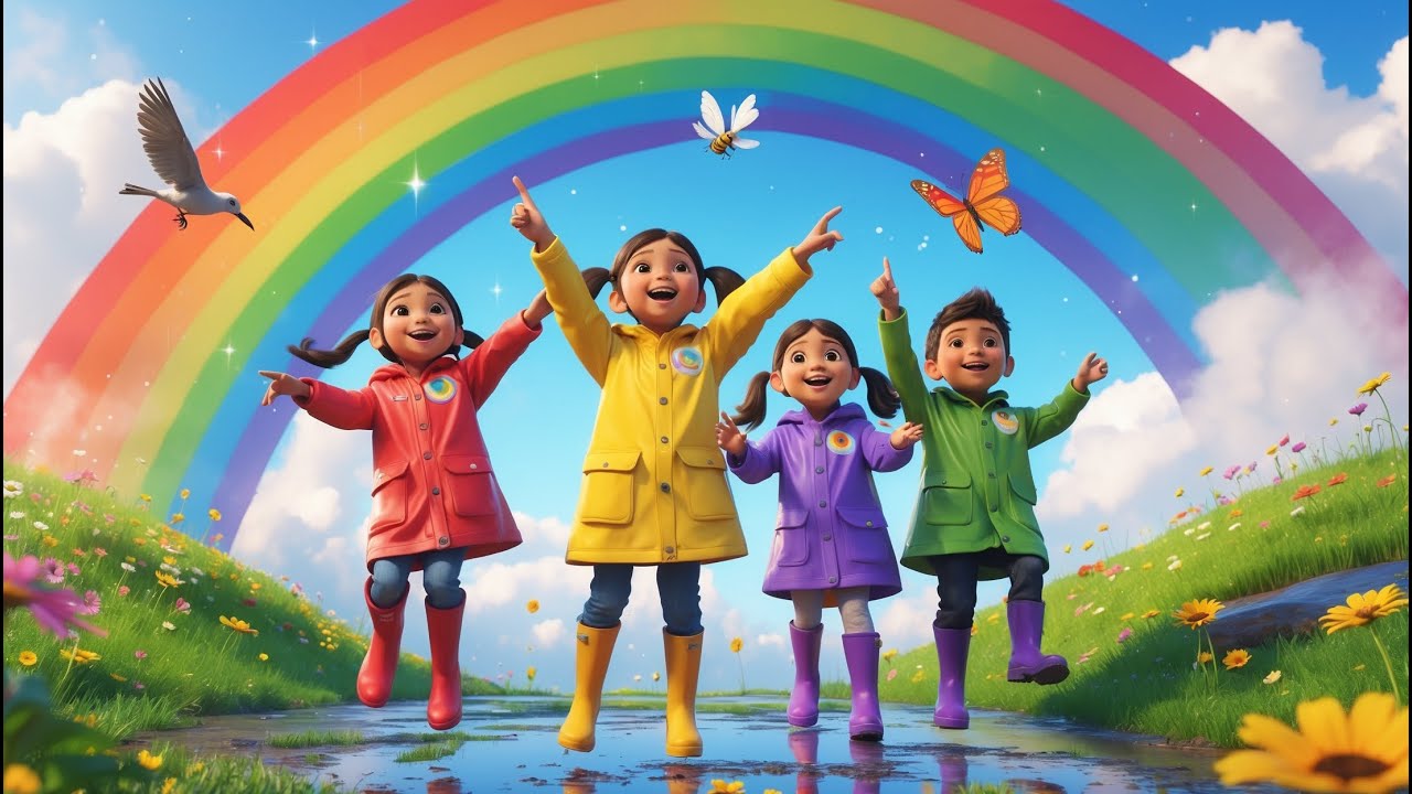 🌈 Rainbow Magic | Learn Colors with Fun | Rhyme song for Children - YouTube