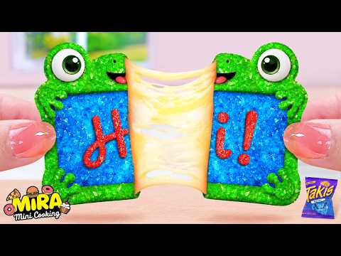 Toy Story in Miniature Life 🍗 How to Make Miniature Lotus Leaf-Shaped Chicken Nuggets💕