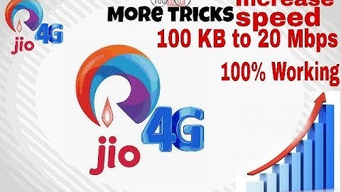 How to increase jio speed 100% working