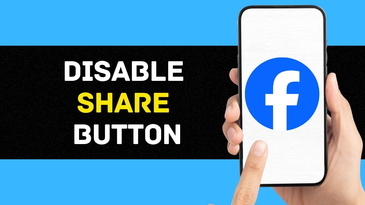 How To Disable Share Button on Facebook | Turn Off Share Options (2024 ...