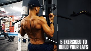 5 EXERCISES TO BUILD YOUR LATS  Get that VTapered Back