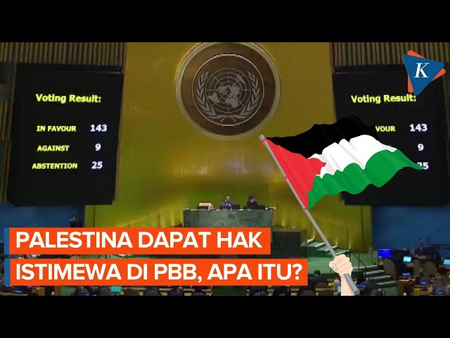 Posisi Palestina di PBB Menguat, Dapat Berbagai Hak Istimewa class=