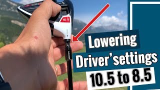 Driver Loft from 10.5 to 8.5 - Mid handicap Testing