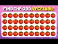 Find the ODD One Out - Vegetable Edition ???????????? Easy, Medium, Hard - 40 Ultimate Levels - Quiz Bunny