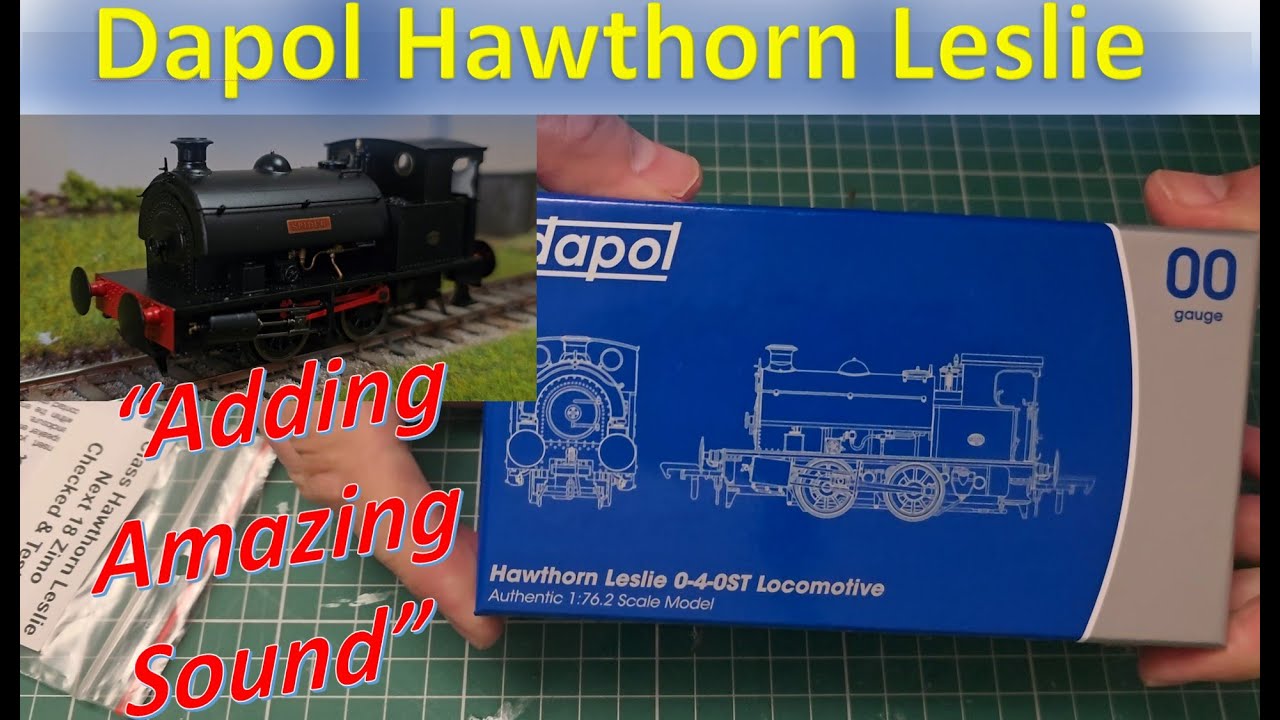 Dapol Hawthorn Leslie 0-4-0ST Locomotive fitting a Zimo Sound decoder