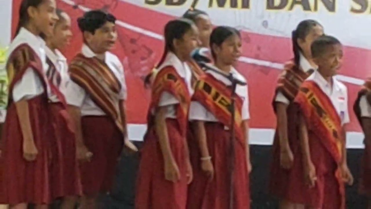 Lagu pilihan SDI Oebufu Lewo Ro Piring Sina pada Lomba PS antar Pelajar SD/MI Se Kota Kupang