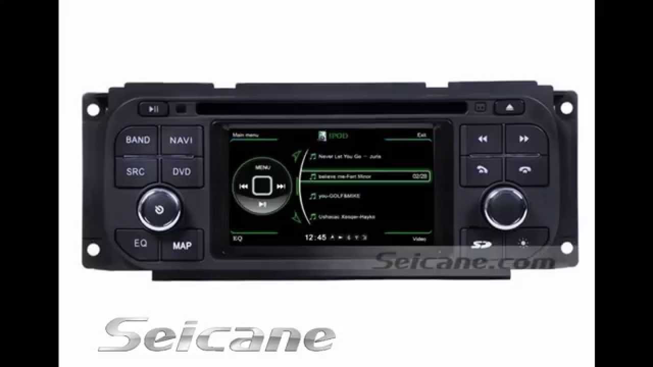 Original Chrysler Grand Voyager Radio Replaced with 3D