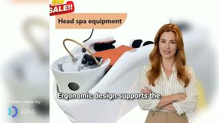 Shampoo Bed Head Spa Water Massage – Relaxing Spa and Massage Experience #HeadSpa #headmassager