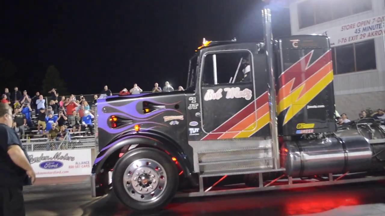 Jet Truck Bob Motz Jet Kenworth Huge Flames!!! YouTube