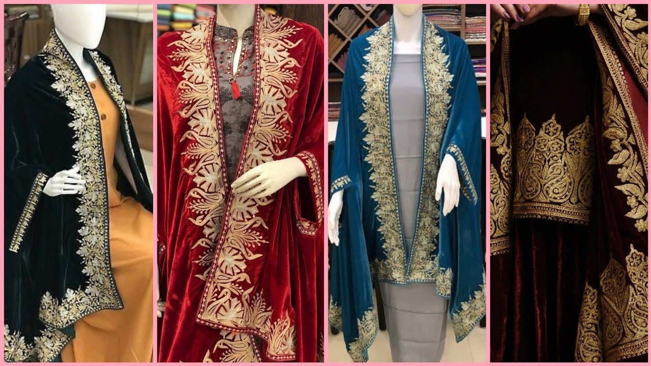 Turquois Velvet Cape, Bridesmaids Shawl, Women Shawls, Wedding Ponchos, Kashmiri Shawlsi