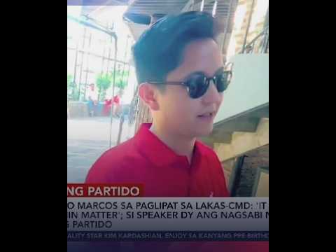 Rep. Sandro Marcos sa paglipat sa Lakas-CMD - "It was more of an admin matter" | 24 Oras