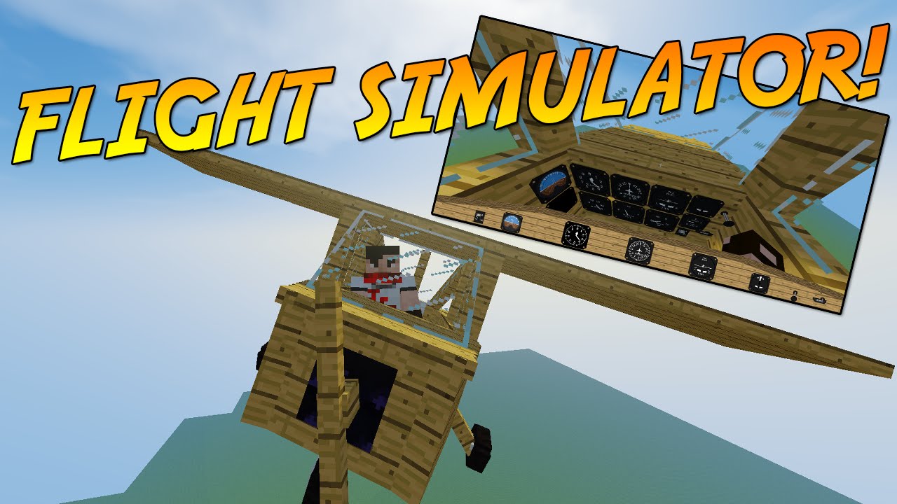 что такое flight simulator в майнкрафте #3