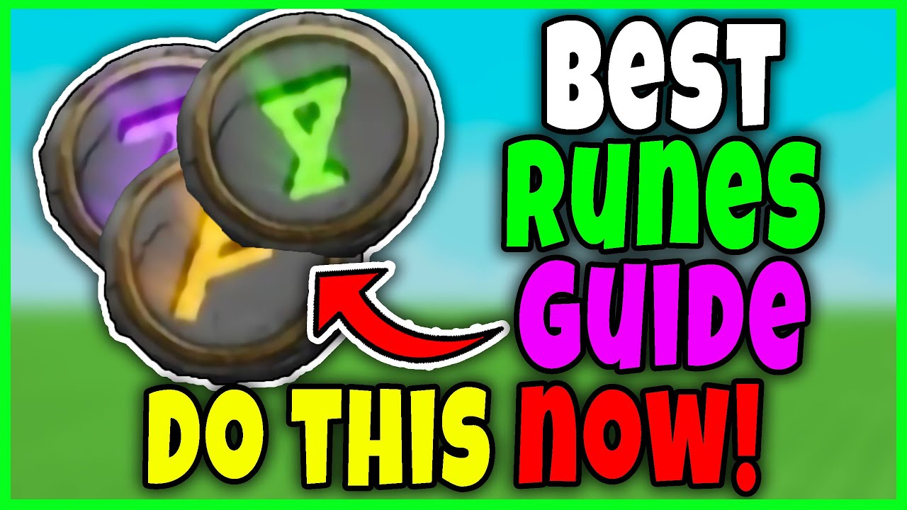 BEST RUNES in THE FORGE - ALL RUNES TIER LIST Roblox - YouTube