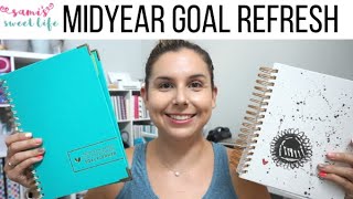 MID-YEAR GOAL RESET | How I Work On Goal Setting, Makselife vs Powersheets Planners