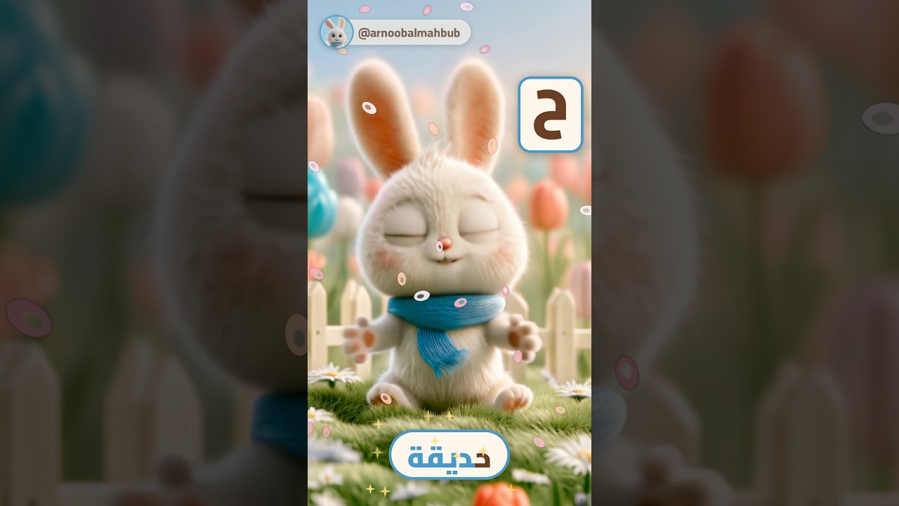 حرف الهاء مع أرنوب 🐰🌙 هِلال | Arabic Letter Haa for Kids #arabicforkids #learnarabic #الحروف_العربية