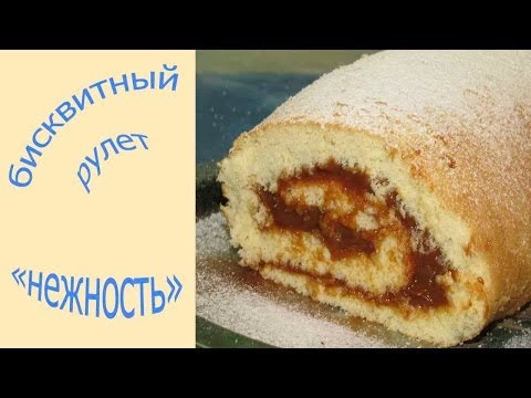 Видео рецепт Рулет "Mинутка" в духовке