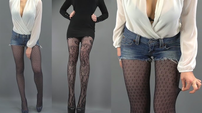 Pantyhose vs. Leggings // TRY ON Calzedonia Glitter Pullover