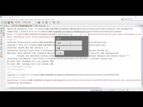 JavaFX 8 Tutorial 26 - Login From Database On Enter KeyPressed Method