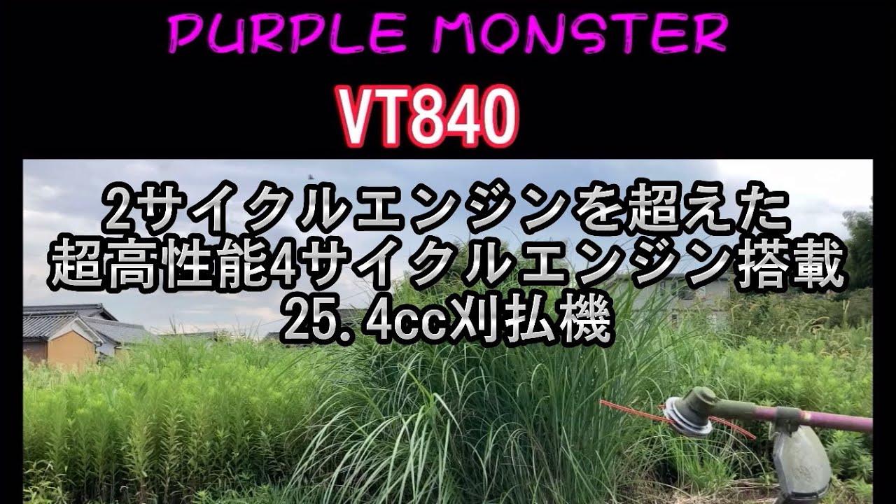 Let's mow the grass 🇯🇵 The ultimate 25.4cc brush cutter Purple