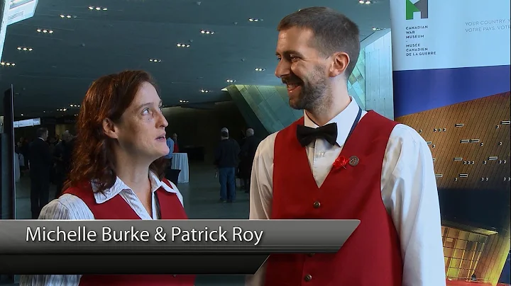 My #WarMuseum10 story - Michelle Burke & Patrick Roy