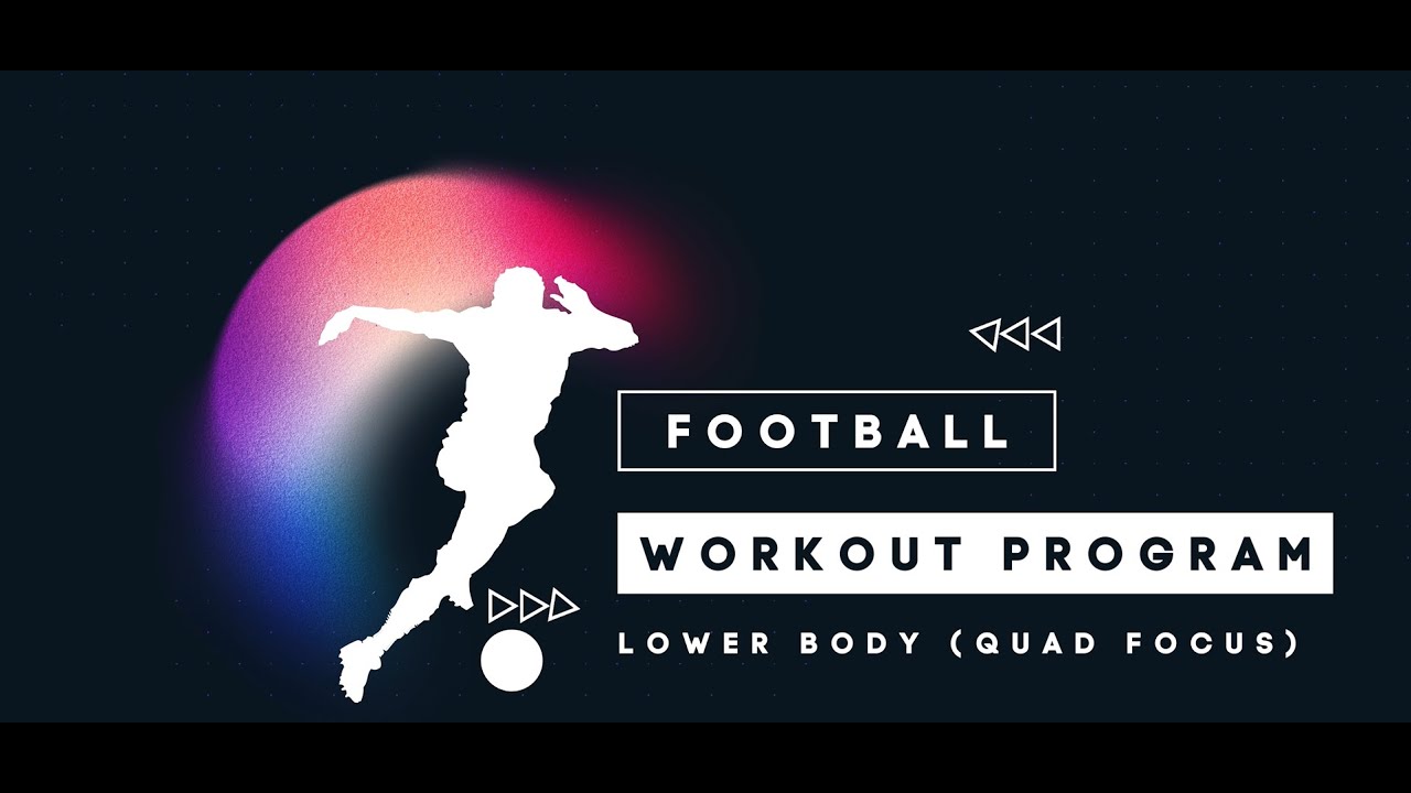 Football Training Program - Lower Body 1 - YouTube