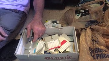 Floppy drive destruction for shredding