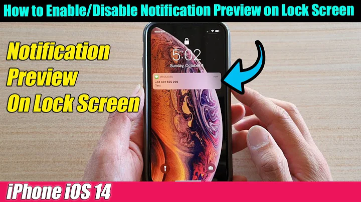 iPhone iOS 14: How to Enable/Disable Notification Preview on Lock Screen