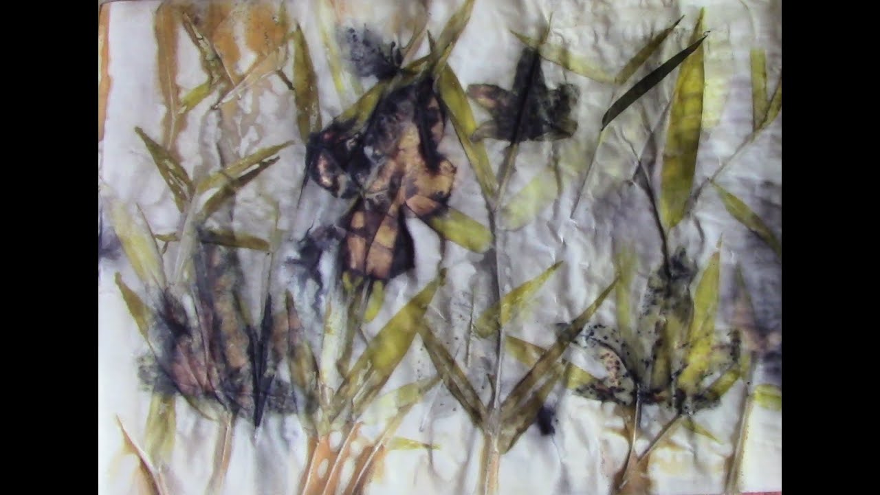 impression végétale, écoprint