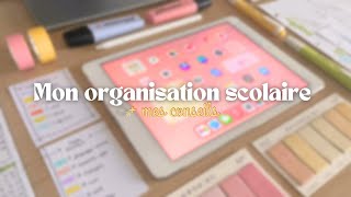 Mon ORGANISATION SCOLAIRE pour la RENTRÉE + mes CONSEILS 📚✨