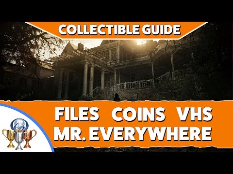 Resident Evil 7 Collectible Locations - Files, Antique Coins, Mr Everywhere Bobbleheads & Videotapes