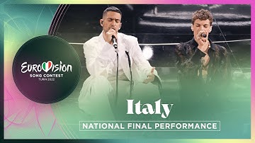 Mahmood & BLANCO - Brividi - Italy 🇮🇹 - National Final Performance - Eurovision 2022
