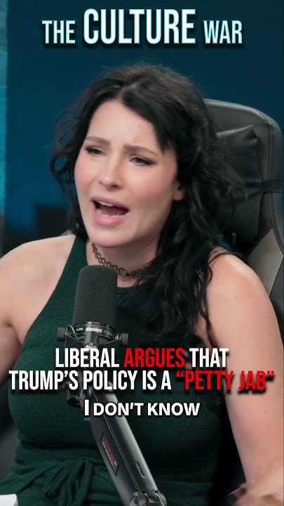 Liberal ARGUEST That Trump's Policy Is A "PETTY JAB" - YouTube