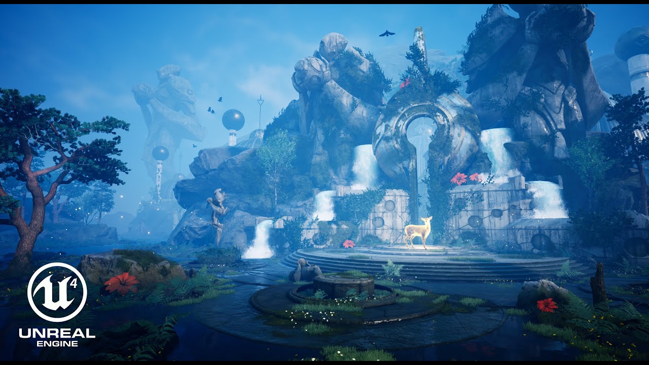 Speed Level Art - Cursed Sanctuary - Unreal Engine 4 - YouTube