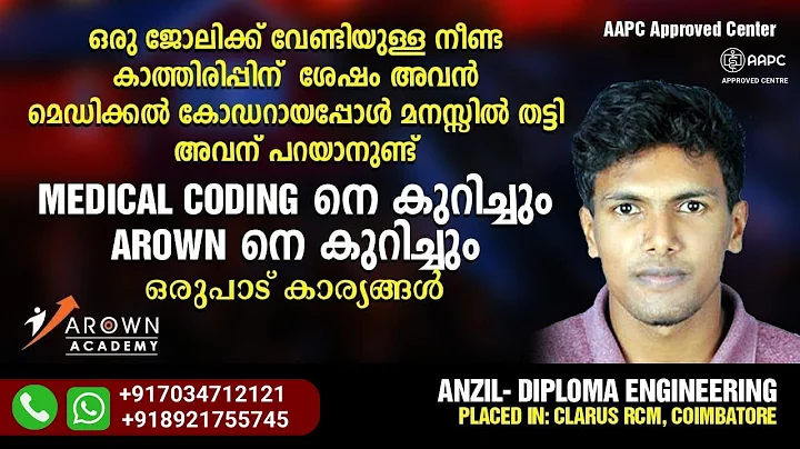 ANZIL(Engineerin...  Diploma, CPC) got job as Medi...