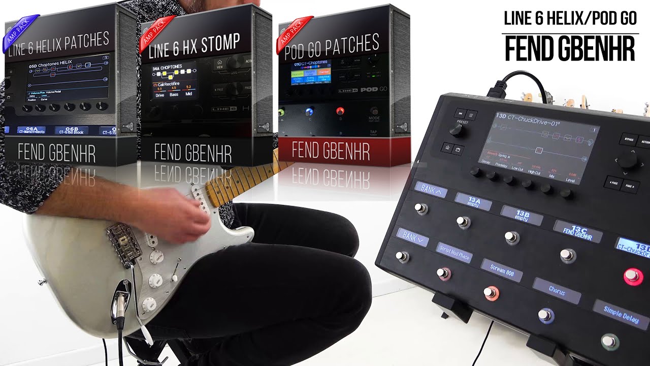 Fender Hot Rod Benson Amp Pack for Line 6 Helix / POD Go Series