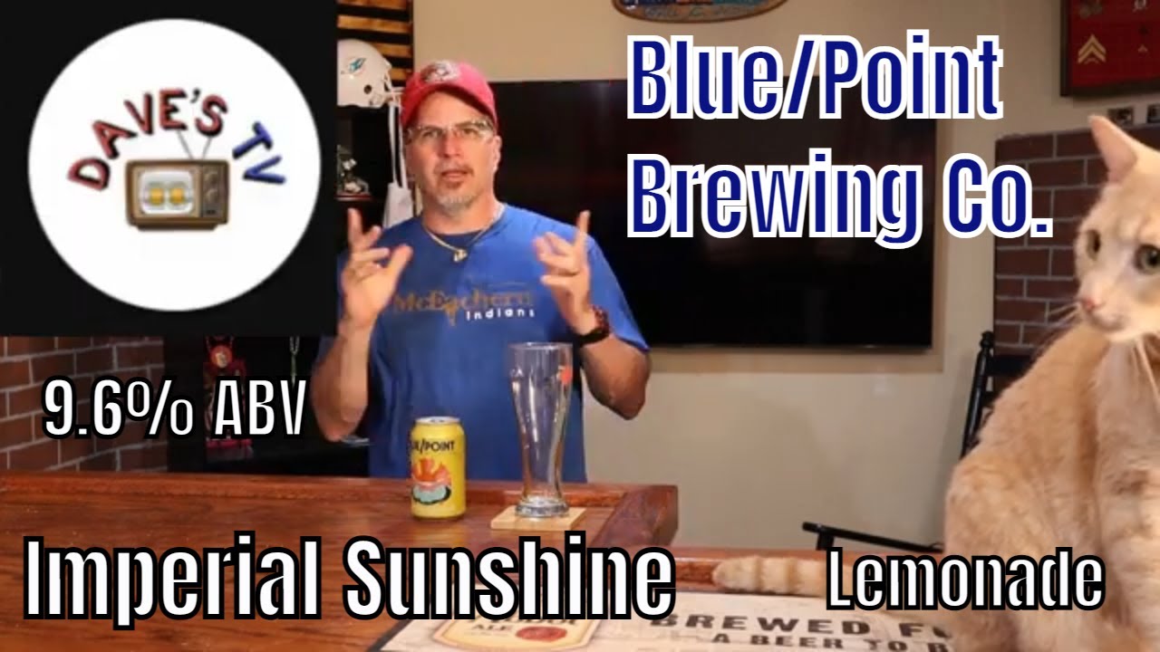 Blue Point Imperial Sunshine Lemonade Review (406) YouTube