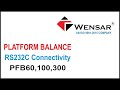 PFB60,100,300 RS232C Connectivity