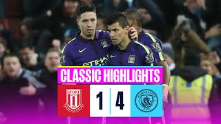 AGUERO AND NASRI SEAL WIN | Stoke City 1-4 City | Classic Highlights