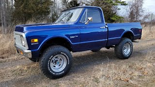 1972 Chevrolet K10 Custom Deluxe Short Bed 4x4 Restored