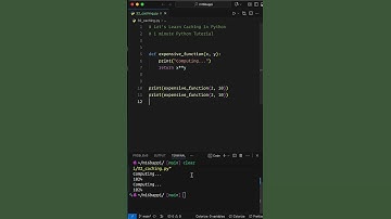 Python Function Cache | 1 Minute Python | Python Bangla