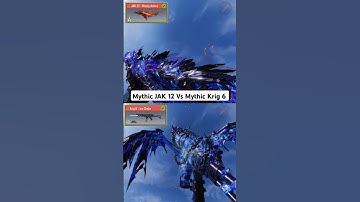 Mythic JAK 12 Vs Mythic Krig 6 Inspection in CODM🔥 #shorts #callofdutymobile #trendingshorts