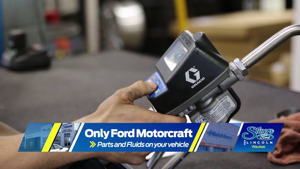 Stivers Ford Lincoln Quick Lane Youtube